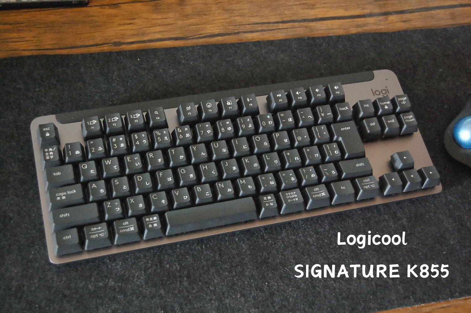 レビュー】LogicoolのキーボードSIGNATURE K855【シンプルで堅実な構成 