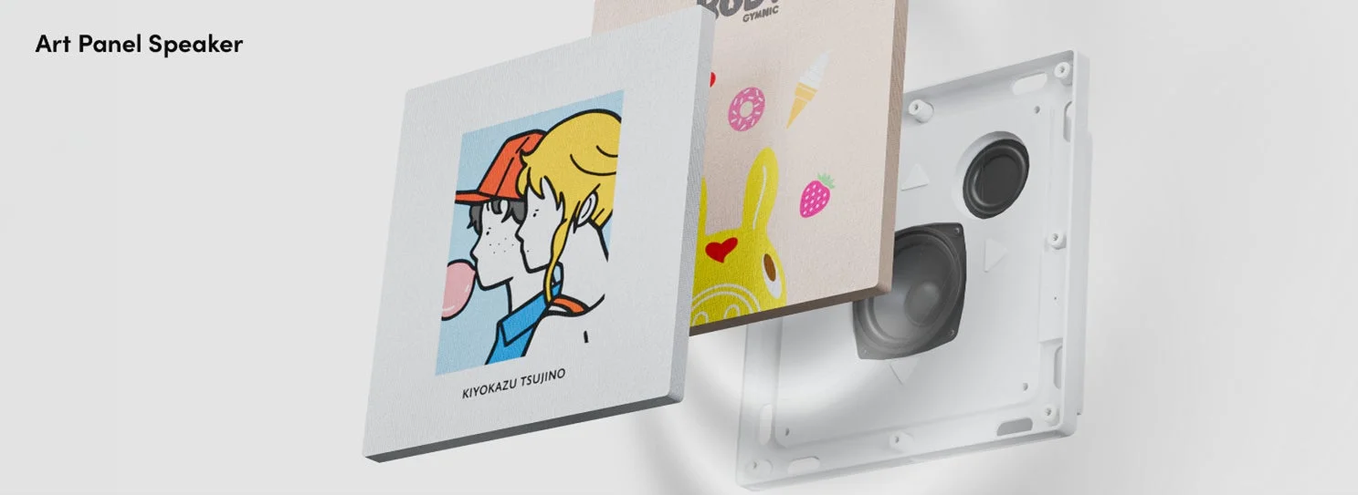 アートパネルスピーカーのモジュラーデザイン