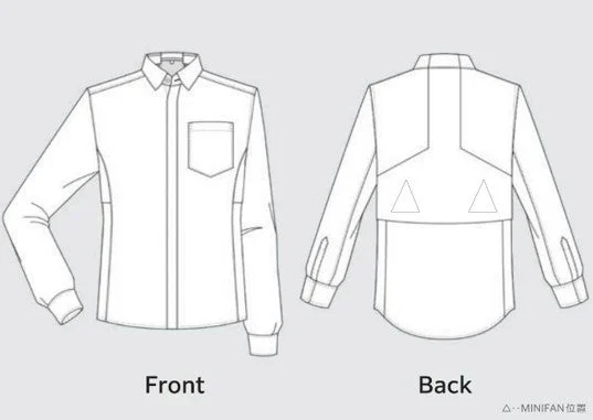 Cool Biz Dress Shirtのデザイン