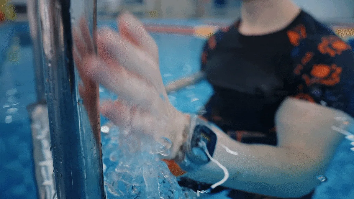 水泳中のスマートウォッチ