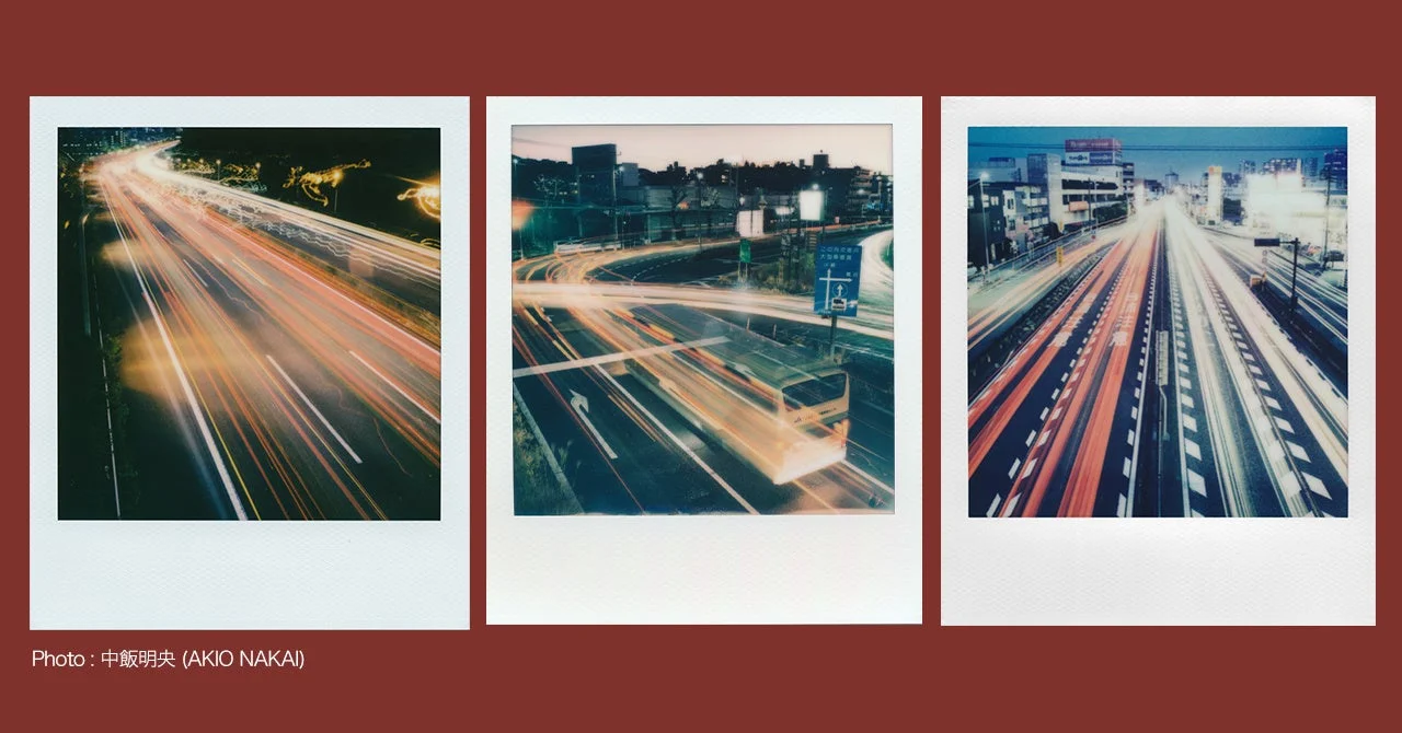 中飯明央氏による夜景のPolaroid作品