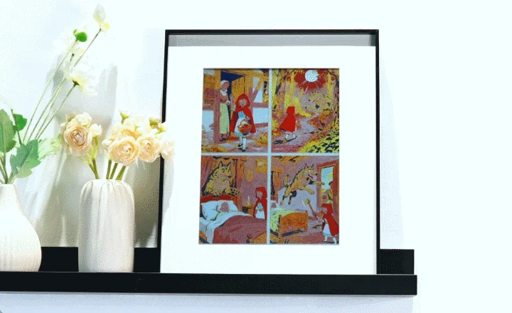 赤ずきんのイラスト